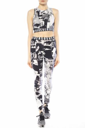 Logo leggings with print, zdjęcie 2 Logo leggings with print od Versace Versus